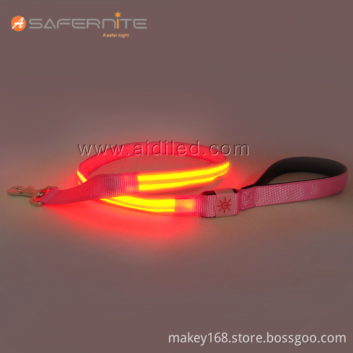 Glow In The Dark Light Up Dog Leash Lead